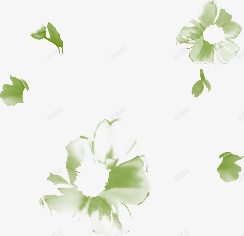 手绘韩国时尚花纹png免抠素材_88icon https://88icon.com 时尚 花纹 韩国