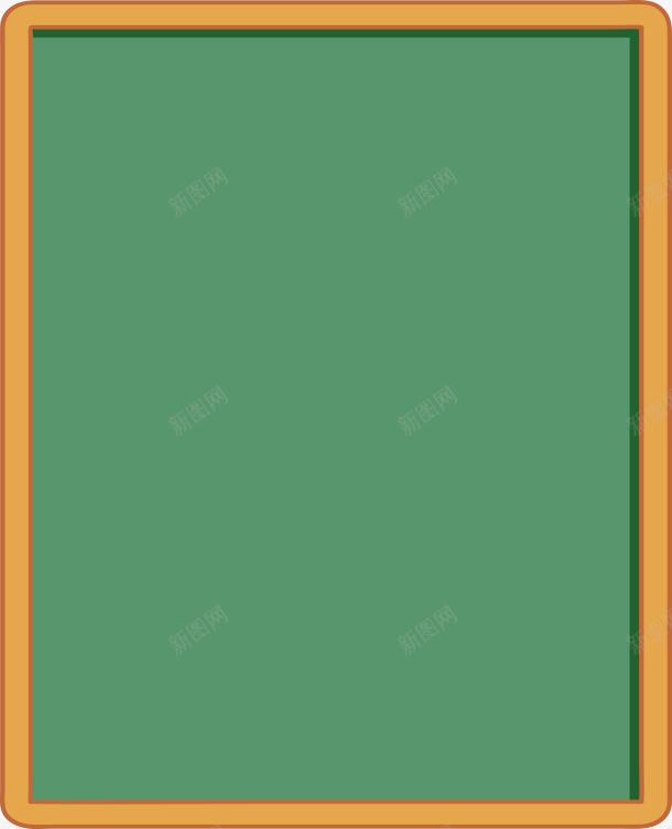 绿色画板png免抠素材_88icon https://88icon.com 图案 绿色 装饰 黑板