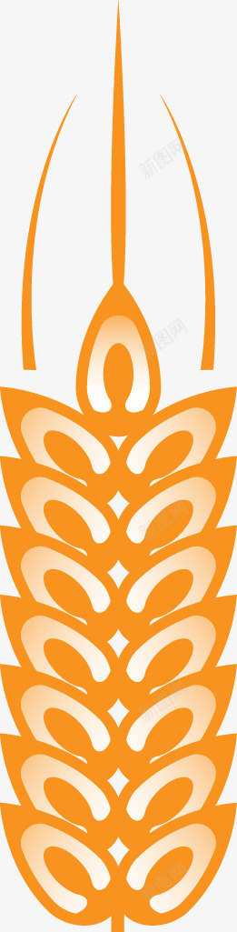 卡通麦穗丰收png免抠素材_88icon https://88icon.com 丰收 卡通 麦穗