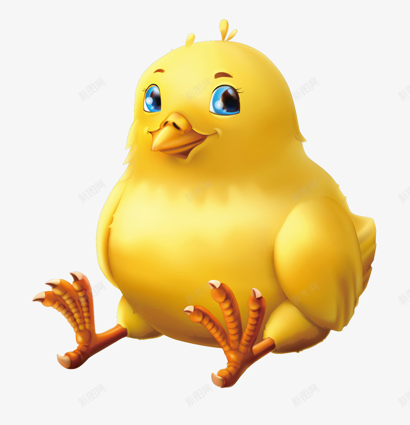 卡通农场黄色小鸡png免抠素材_88icon https://88icon.com 农场小鸡 卡通小鸡 坐着的小鸡 小鸡png 矢量小鸡 黄色小鸡