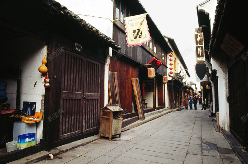 街道巷子png免抠素材_88icon https://88icon.com 古巷 巷子 建筑 街道