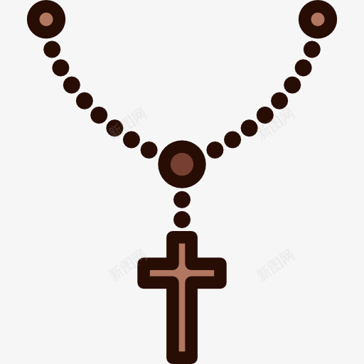 项链十字png免抠素材_88icon https://88icon.com 十字架 卡通 配饰 项链
