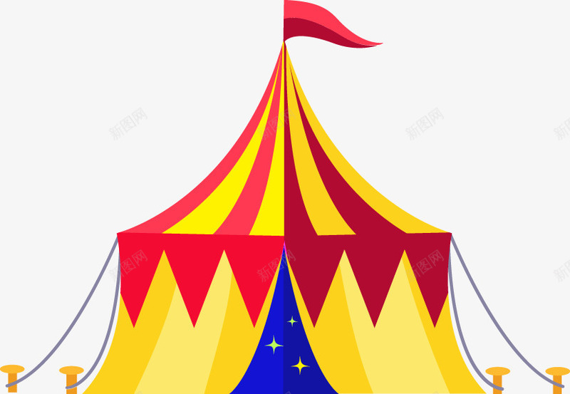 特色马戏团帐篷png免抠素材_88icon https://88icon.com 大帐篷 帐篷 彩色帐篷 马戏团