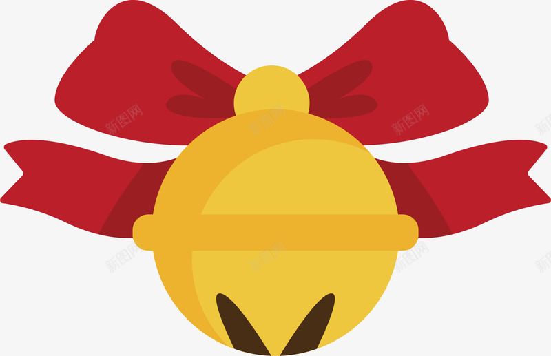 圆形黄色铃铛矢量图ai免抠素材_88icon https://88icon.com 圆形铃铛 圣诞节 圣诞铃铛 矢量png 铃铛 黄色铃铛 矢量图