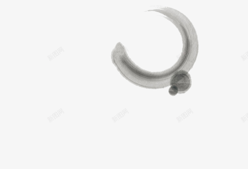 水墨痕迹png免抠素材_88icon https://88icon.com 中国风 书画 古典