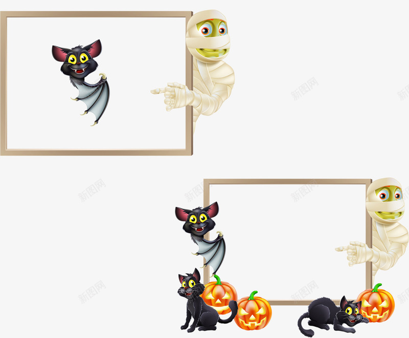 万圣节png免抠素材_88icon https://88icon.com 万圣节 万圣节素材 南瓜 南瓜灯 木乃伊 猫 节日 蝙蝠 黑 黑猫