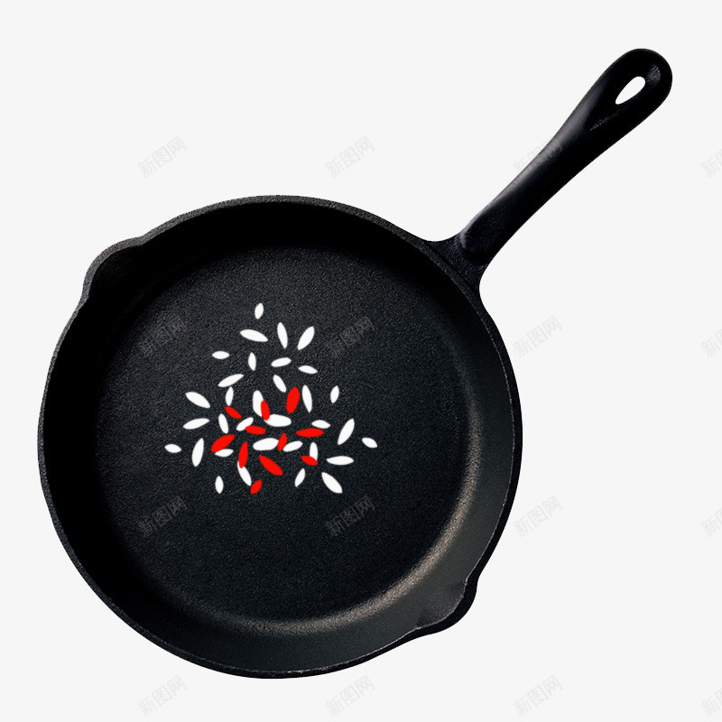 黑色平底锅厨房用具png免抠素材_88icon https://88icon.com 厨房 厨房用具 平底锅 用具 黑色