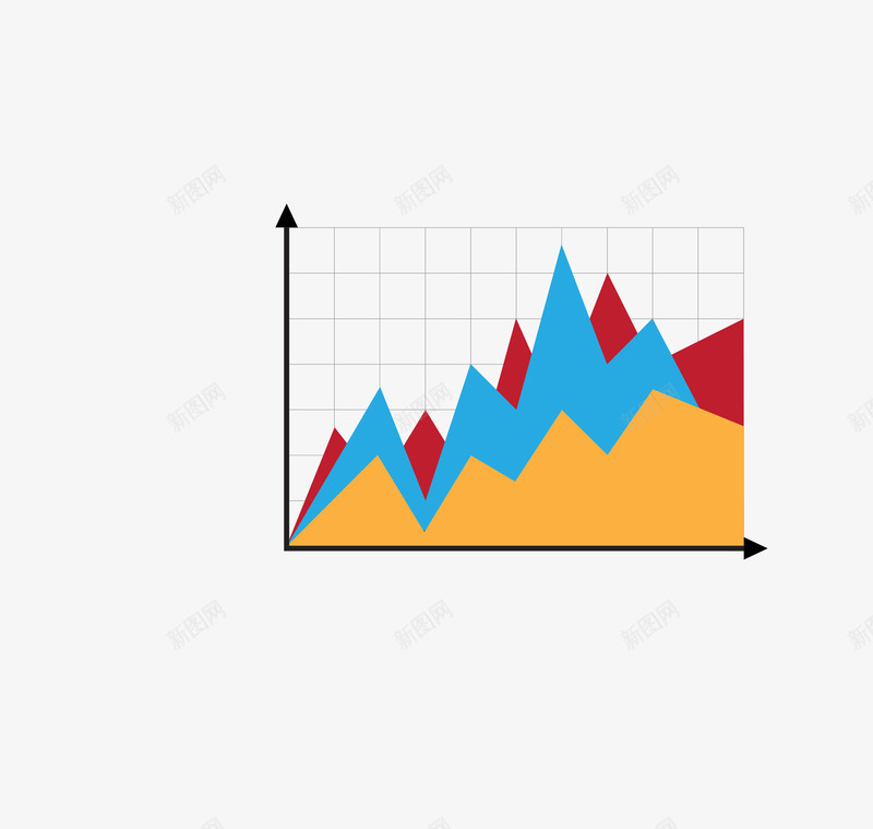 折线图直观表达png免抠素材_88icon https://88icon.com 创意 折线图 直观 简约