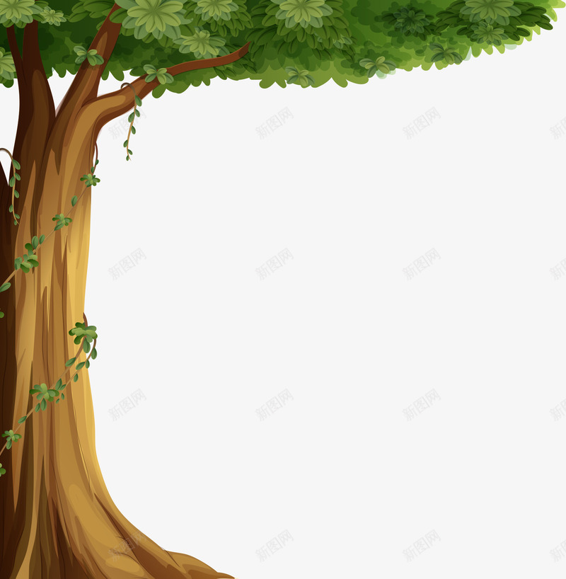 手绘树木童趣装饰图案png免抠素材_88icon https://88icon.com 卡通 可爱 手绘 树木 童趣