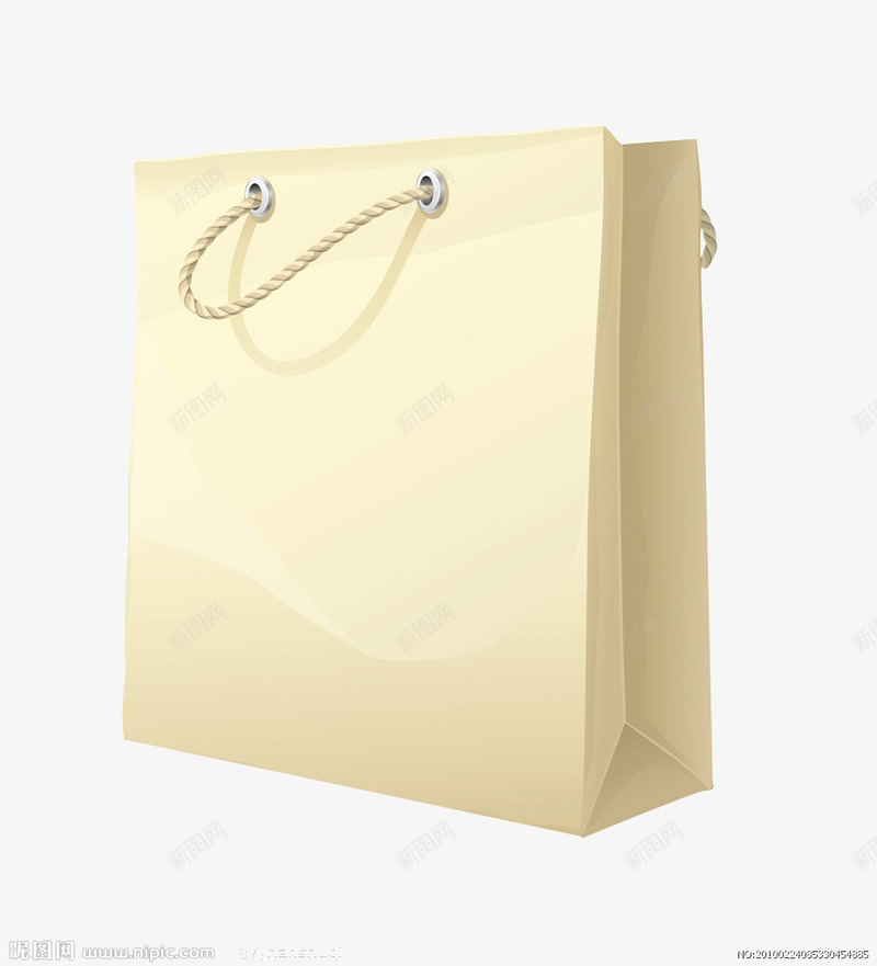 简约型纸质手提带png免抠素材_88icon https://88icon.com 手提带 简单方便 简约型 纸质材料 装衣服 装资料
