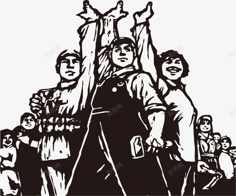 黑色奋斗人物古朴png免抠素材_88icon https://88icon.com 人物 古朴 奋斗 黑色
