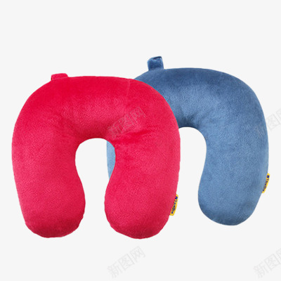 红蓝纯色u型枕png免抠素材_88icon https://88icon.com u型枕 红蓝色 纯色u型枕 记忆枕