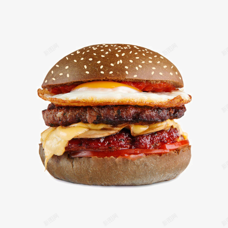 美味的汉堡png免抠素材_88icon https://88icon.com 美味的汉堡 美式快餐食物 色香味俱全的汉堡 鸡蛋汉堡
