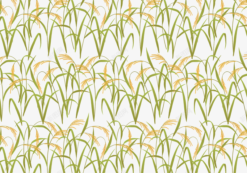 秋收季节稻田png免抠素材_88icon https://88icon.com 丰收 农田 填充 小米穗 秋收 稻子 稻田 稻谷 米穗 金黄色 麦穗