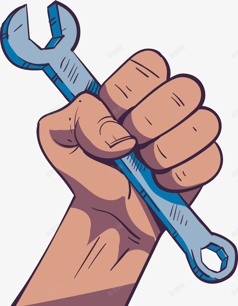 左手紧握拳头矢量图eps免抠素材_88icon https://88icon.com 劳动节 劳动节海报 手拿扳手 手绘风 拳头 矢量png 紧握拳头 矢量图