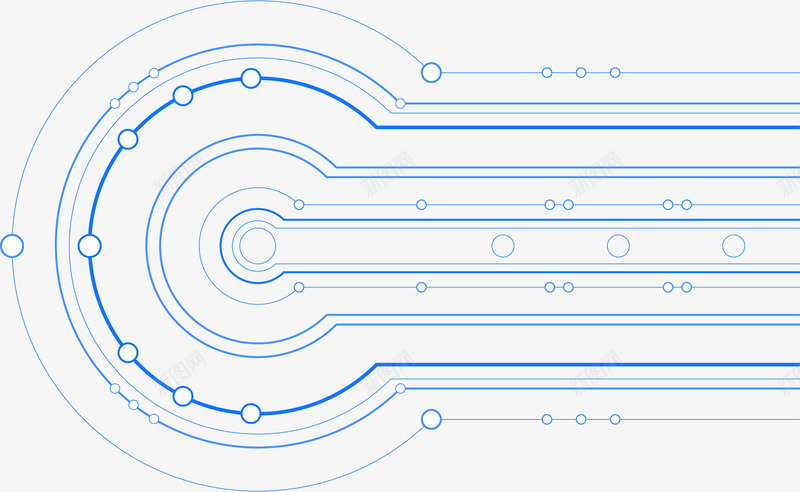 蓝色技术背景矢量图ai免抠素材_88icon https://88icon.com 流线 高清 矢量图