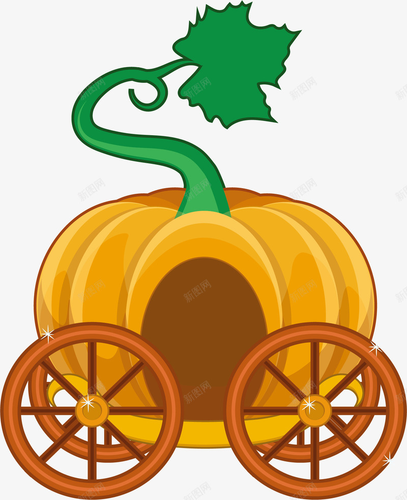 公主的南瓜马车png免抠素材_88icon https://88icon.com Cinderella 南瓜车 南瓜马车 灰姑娘 灰姑娘南瓜马车 灰姑娘手绘 矢量素材 童话故事