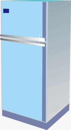 卡通蓝色冰箱矢量图eps免抠素材_88icon https://88icon.com 冰箱 家电 蓝色卡通 蓝色矢量 矢量图