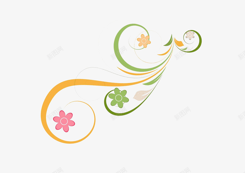 素色花纹png免抠素材_88icon https://88icon.com 线条 花纹 装饰 边角