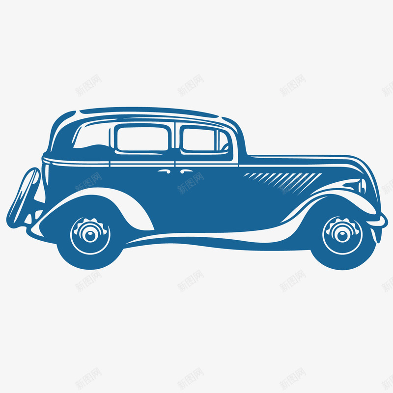 蓝色手绘流线汽车扁平化轿车png免抠素材_88icon https://88icon.com 扁平化 扁平车 手绘 汽车 流线 蓝色 轿车