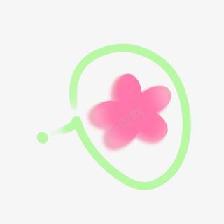 粉色花朵标语png免抠素材_88icon https://88icon.com 标语 粉色 花朵