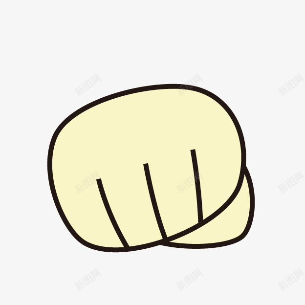 可爱卡通拳头png免抠素材_88icon https://88icon.com 卡通 卡通拳头 可爱拳头 拳头