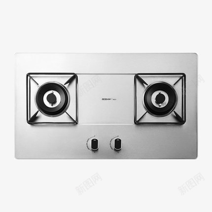 老板58G6嵌入式双灶具png免抠素材_88icon https://88icon.com 产品实物 老板 高效燃烧