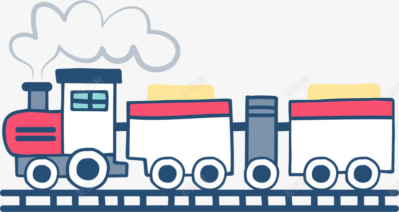 卡通扁平玩具火车png免抠素材_88icon https://88icon.com Q版小火车 儿童玩具 小火车 游戏 玩具火车 玩耍 童年 童趣