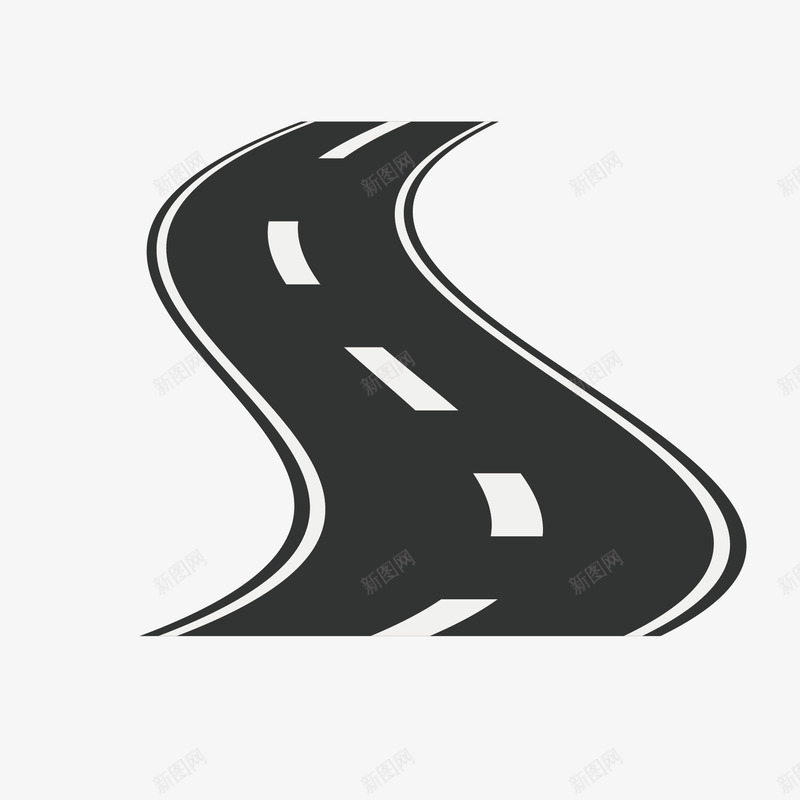 弯曲沥青路面png免抠素材_88icon https://88icon.com 沥青 路 道路 黑色