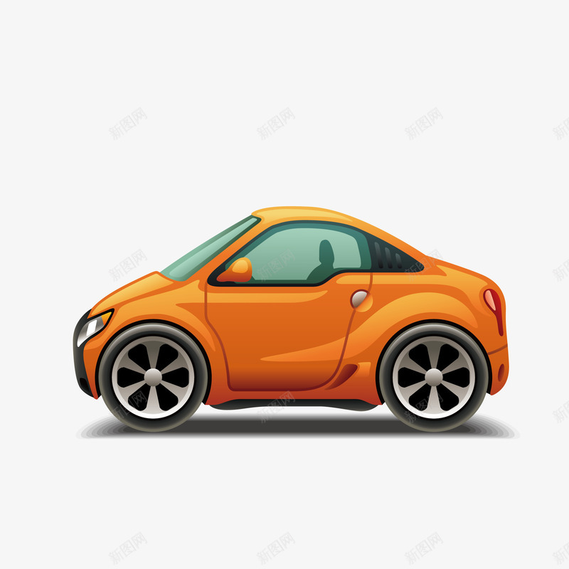 原装英国进口橙色小车png免抠素材_88icon https://88icon.com 原装 原装正品 橙色 汽车 英国 进口