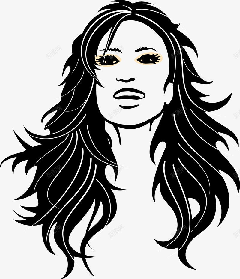 欧式丽人美发png免抠素材_88icon https://88icon.com 丽人 卡通 发型 头发丝 手绘 欧式 现代