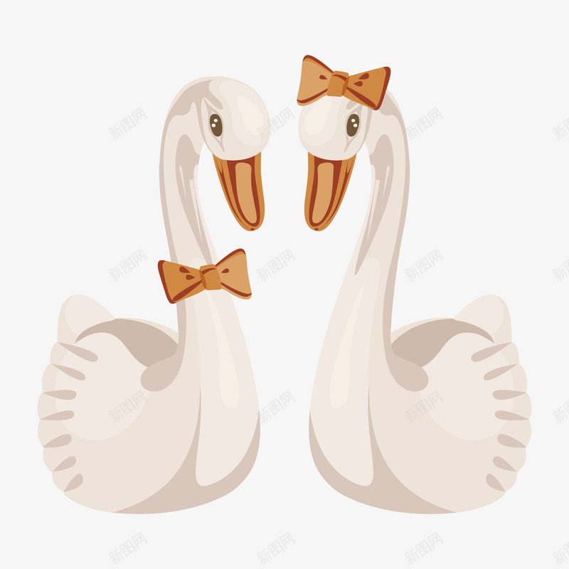 灰色天鹅动物元素矢量图ai免抠素材_88icon https://88icon.com 光泽 卡通 天鹅 弧度 弯曲 扁平化 灰色 质感 矢量图