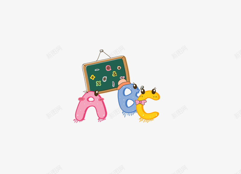 卡通风格字体ABCpng免抠素材_88icon https://88icon.com 五颜六色的花 卡通风格字体ABC 可爱 字母 韩国