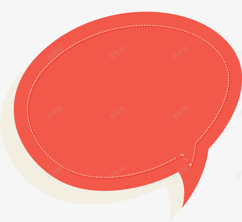 彩色纸质语言气泡矢量图ai免抠素材_88icon https://88icon.com 水玉点语言气泡对话框 红色 矢量图