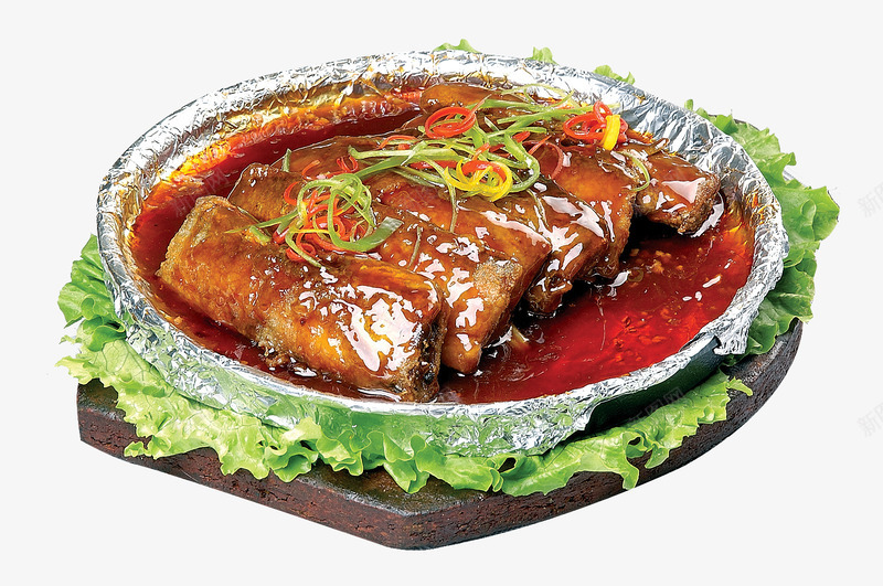 浓清香烤带鱼png免抠素材_88icon https://88icon.com 中华美食 产品实物 家常菜 浓清香烤带鱼 特色菜 菜肴