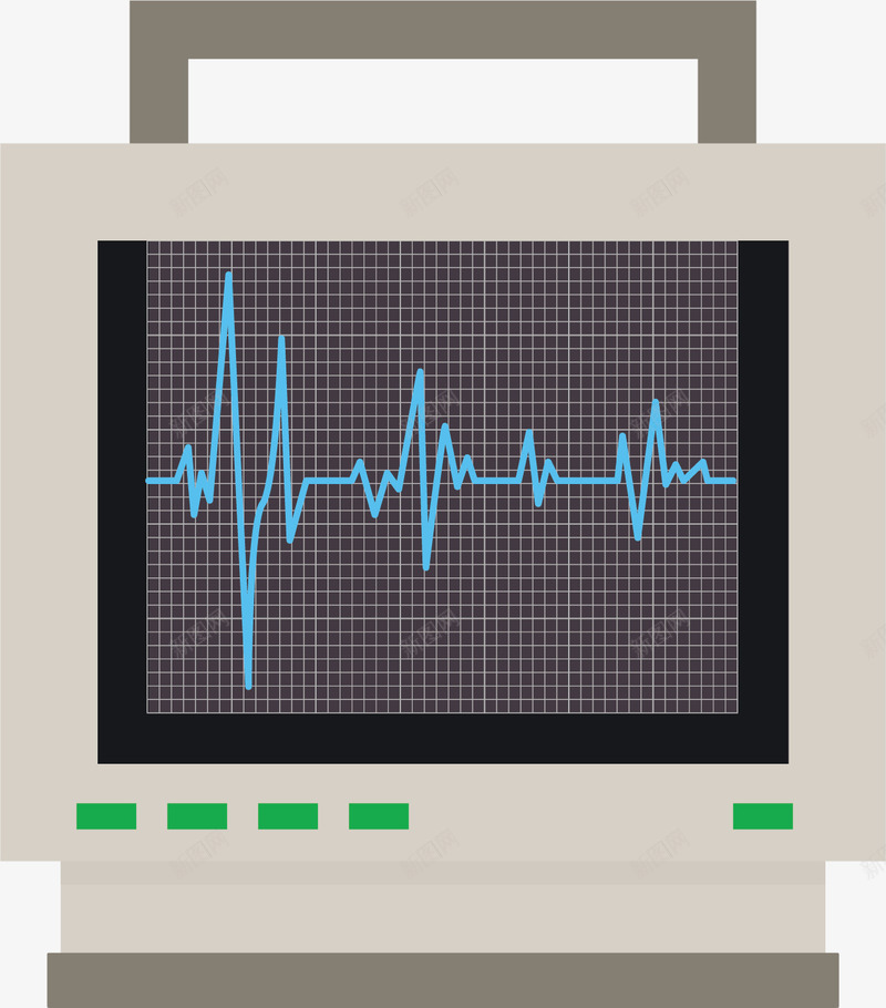 心电监护仪仪器png免抠素材_88icon https://88icon.com 医疗仪器心电监护仪 医疗设备 卡通 心电图 心跳折线 心跳检测 心跳线图 身体检查