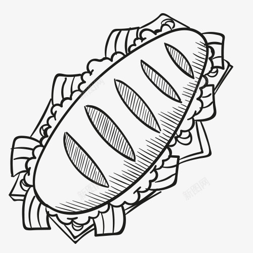 铅笔画食物汉堡包热狗快png免抠素材_88icon https://88icon.com 快餐食物 汉堡包 热狗 热量食物 铅笔画 食物 高卡路里