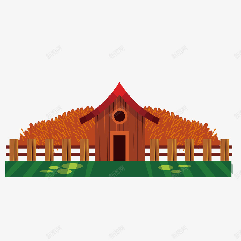 民宿农家小院png免抠素材_88icon https://88icon.com 农场 小院 民宿