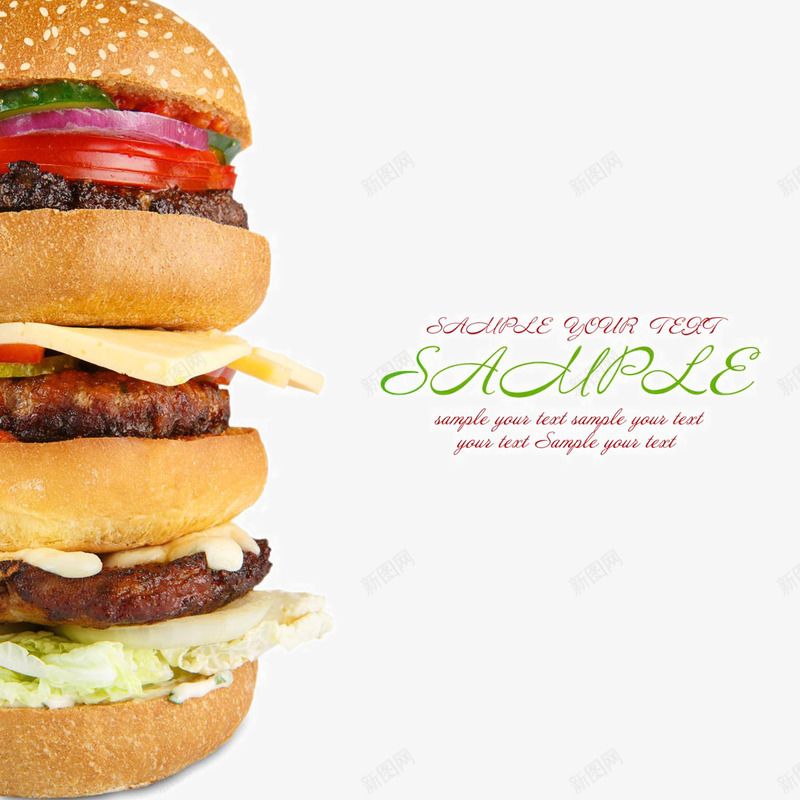 美味的汉堡png免抠素材_88icon https://88icon.com 美味的汉堡 美式快餐食物 色香味俱全的汉堡 鸡蛋汉堡