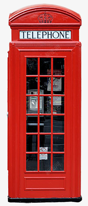 TELEPHONEpng免抠素材_88icon https://88icon.com PNG 彩色 电话亭 矮 红色