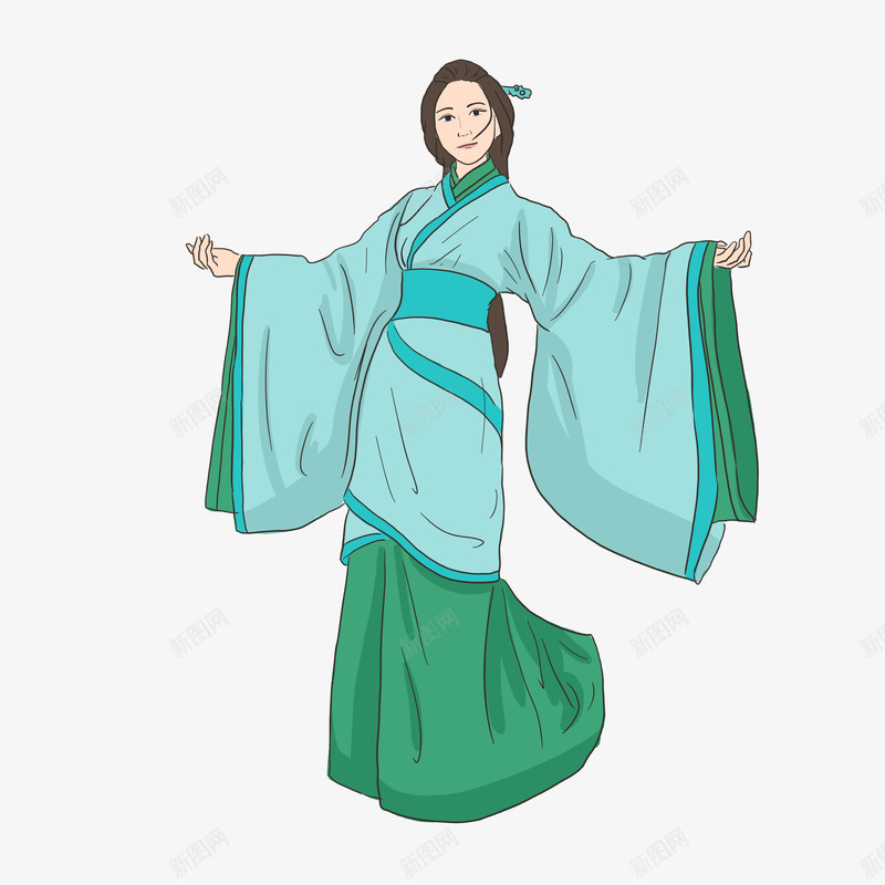 唯美古典女神孟母元素png免抠素材_88icon https://88icon.com 元素 免扣 励志 孟母 粒子