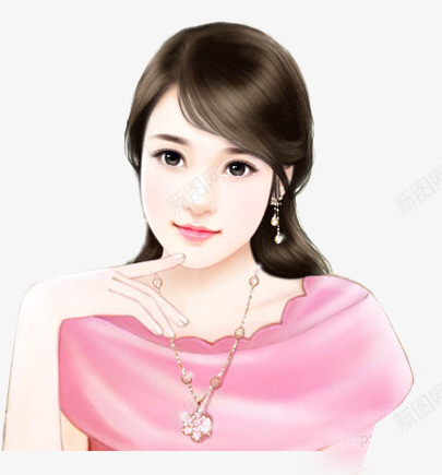 粉色上衣可爱女神png免抠素材_88icon https://88icon.com 上衣 可爱 女神 粉色