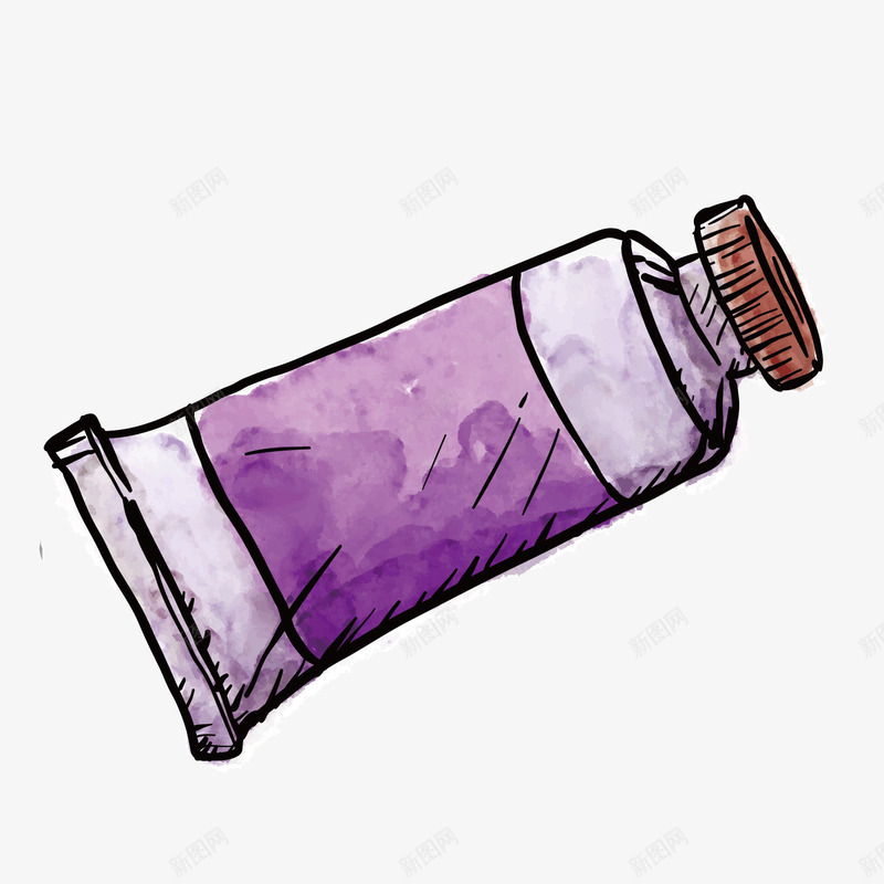 彩绘油画颜料矢量图ai免抠素材_88icon https://88icon.com 彩绘 油画 颜料 矢量图