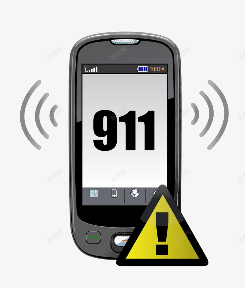 拨打911电话png免抠素材_88icon https://88icon.com 卡通 听电话 手机 打电话 拨号界面 拨打 接听 电话 联系设备 通信 通信设备