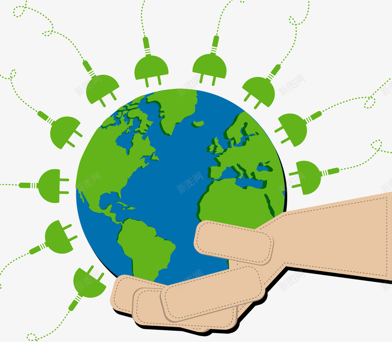 爱护环境保护地球创意时尚卡通手psd免抠素材_88icon https://88icon.com 保护地球 充电 创意 卡通 手绘 插头 时尚 植树造林 爱护环境 爱护环境保护地球创意时尚卡通手绘免费下载 绿化