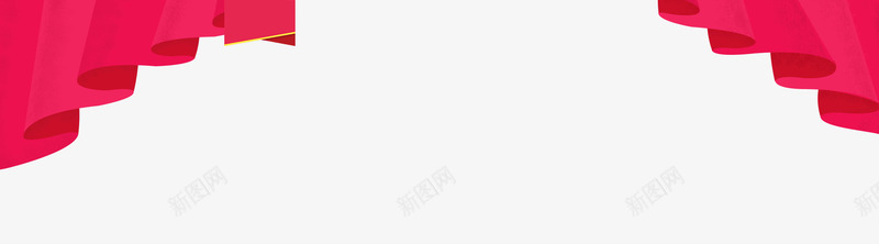 粉色手绘卡通幕布png免抠素材_88icon https://88icon.com 卡通 幕布 粉色