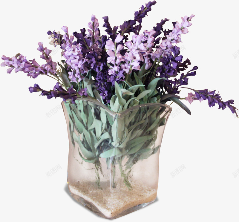 薰衣草摆设花瓶png免抠素材_88icon https://88icon.com 摆件 花卉 花瓶 薰衣草