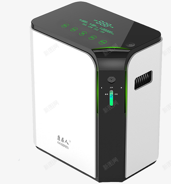 康居人家用制氧机家用吸氧机png免抠素材_88icon https://88icon.com 产品实物 免费png 多功能 智能语音 生命吸氧 耐磨
