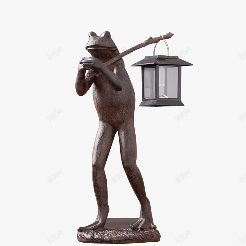 挑灯的青蛙png免抠素材_88icon https://88icon.com 做旧室内装饰品 创意烛台 烛台 等 落地灯 青蛙