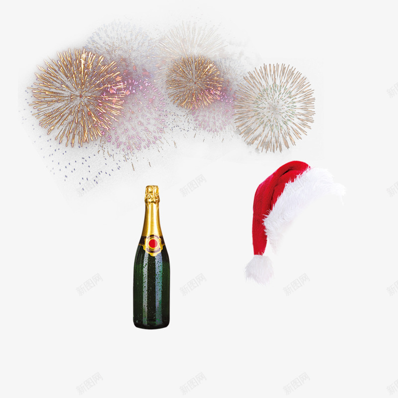 圣诞节清仓png免抠素材_88icon https://88icon.com 商场年底促销 清仓 配饰 酒水